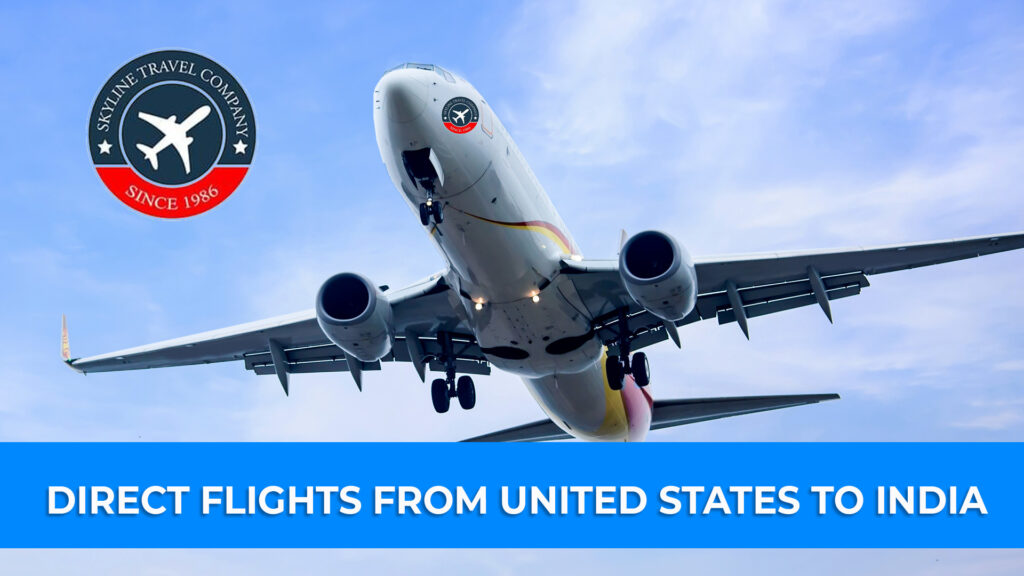 Direct flights from United States to India